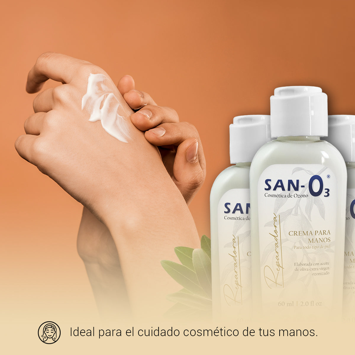 Crema Reparadora para Manos con Ozono - 60 ml