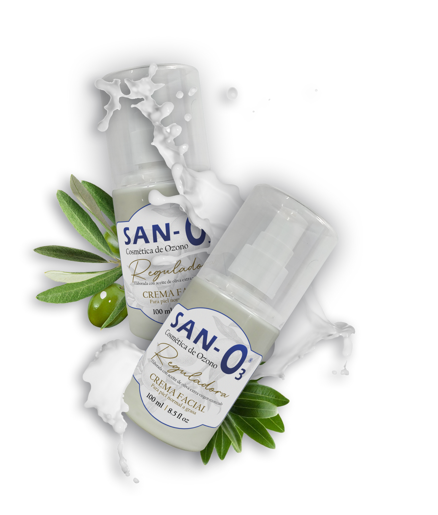 Crema Facial Reguladora con Ozono